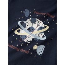 NAME IT T-shirt Victor Navy Blazer Football Space